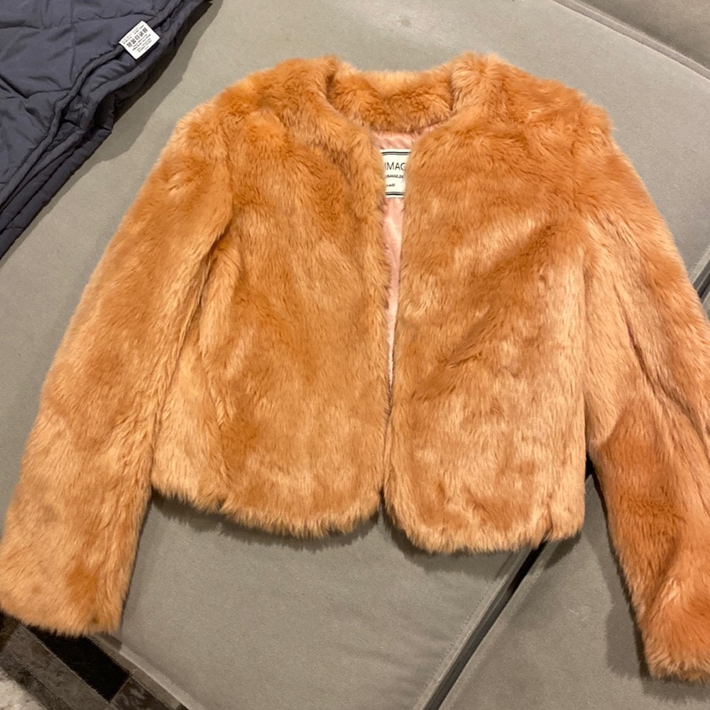 Faux fur jacket